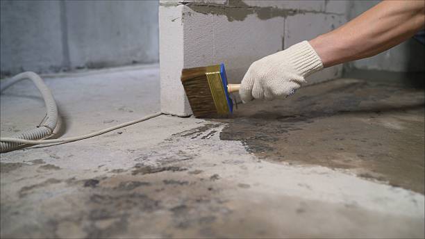 Crawl space vapor barrier installation in Glenwood, IL
